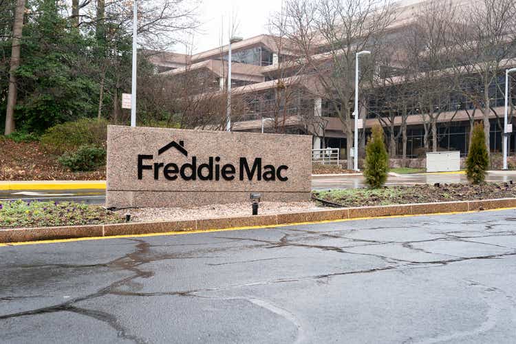 Freddie Mac sign in Washington D.C., USA.