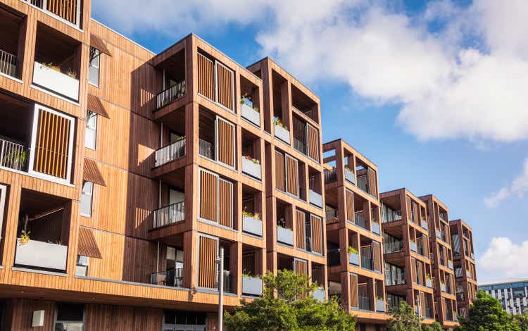 Luxury modern timber built apartments