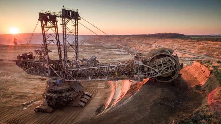 Coal Mining, Lignite Surface Mine - AERIAL