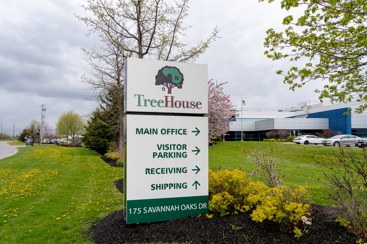 TreeHouse Foods jumps amid report about takeover offer