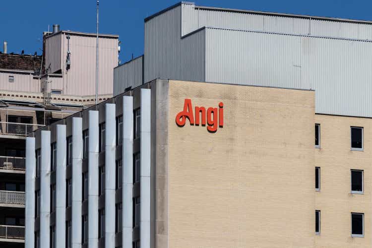 ANGI Homeservices office. ANGI Homeservices is an internet services company formed by the merger of Angie