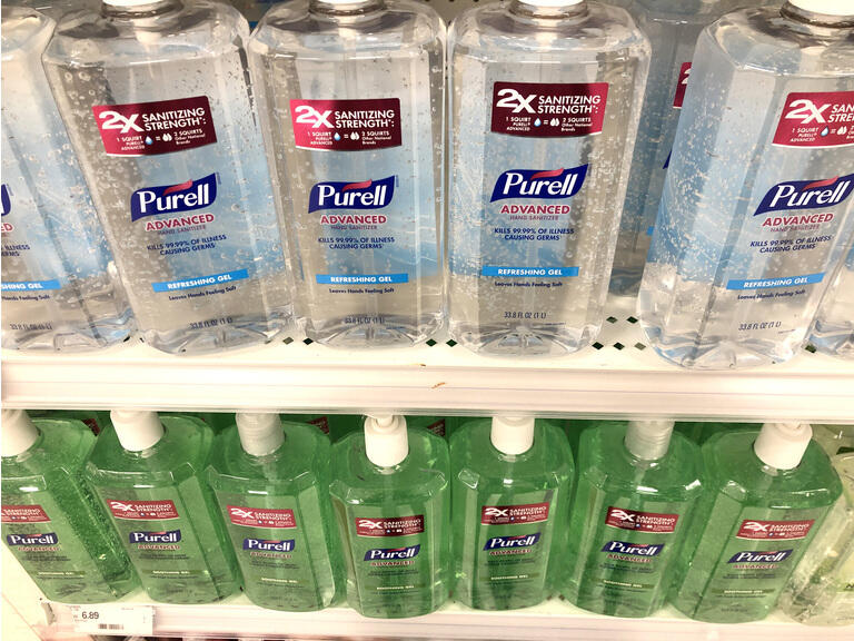 Stores Struggle To Sell Hand Sanitizer After Demand Craters