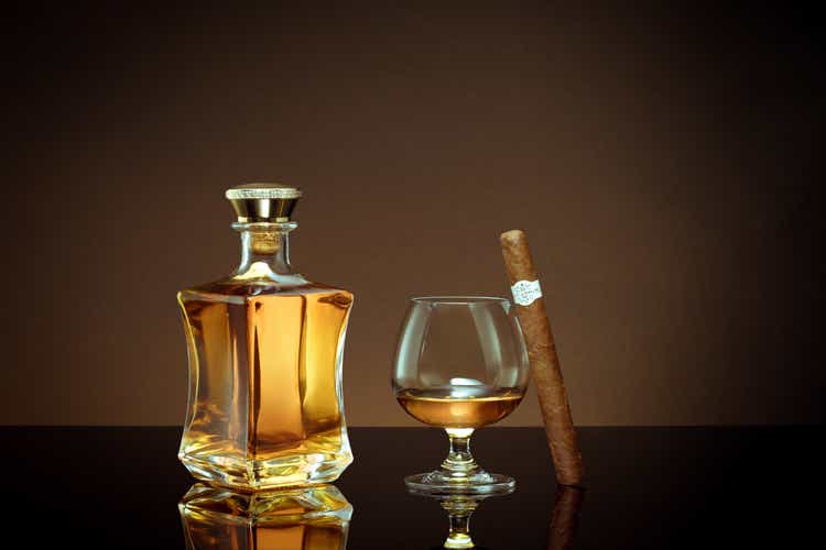 liquor and cigar