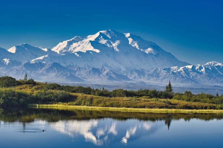 Reflexion von Denali