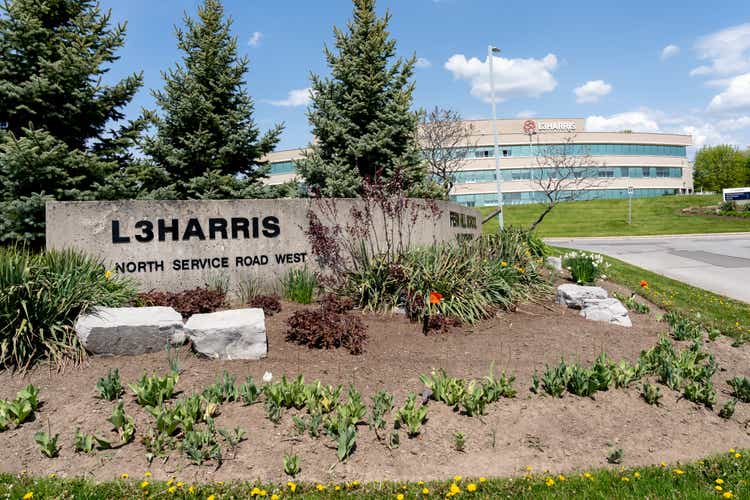L3Harris building in Burlington, Canada.