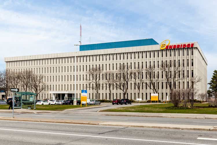 Enbridge head office building in Toronto.