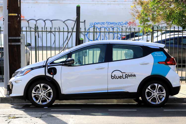 BlueLA electric car-share program Powered by Blink Mobility