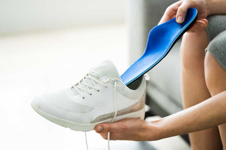 Shoe Sole In Footwear For Healthy Foot
