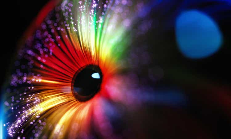 Abstract Digital Futuristic Eye