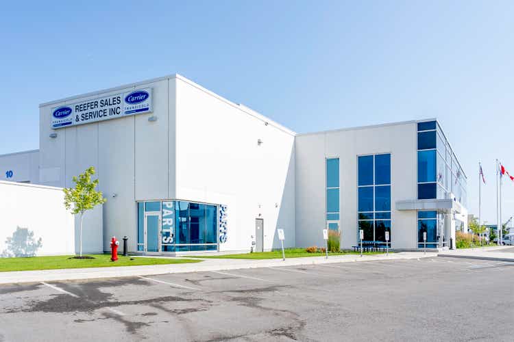 Carrier Transicold Reefer Sales and Service Inc. in Brampton, Ontario, Canada.