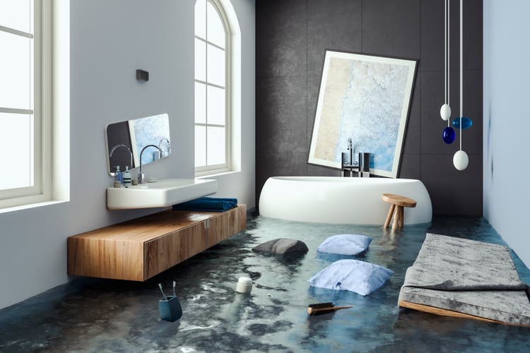 Bathroom overflow