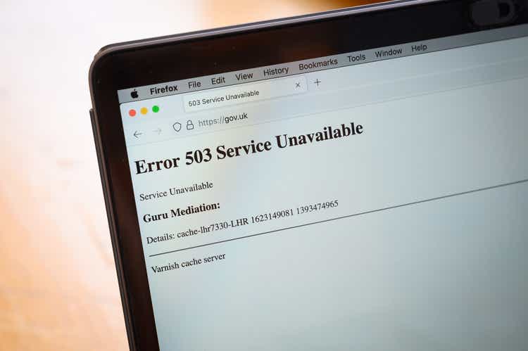 Media And Government Websites Temporarily Offline