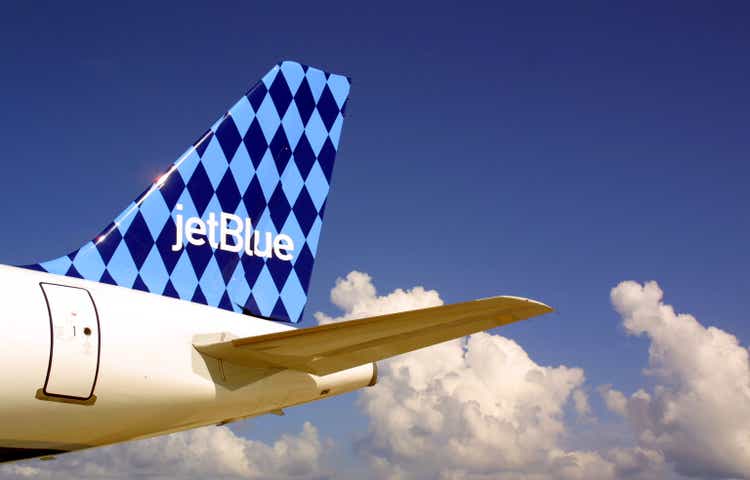 JetBlue Airlines in Ft. Lauderdale, Florida.