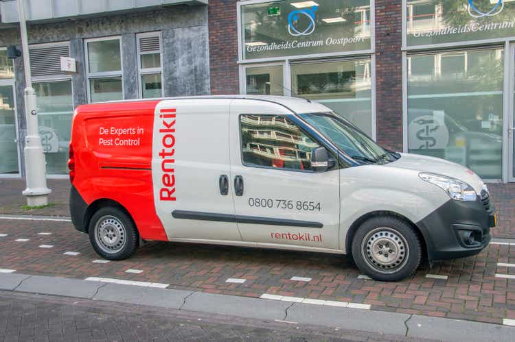 Rentokil Company Car At Amsterdam The Netherlands