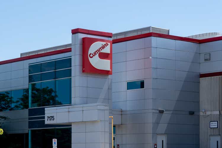 Cummins Sales and Service office in Mississauga, ON, Canada.