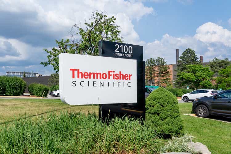 Thermo Fisher Scientific Canada office in Mississauga, ON, Canada.