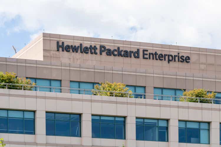 Hewlett-Packard corporation office building in Mississauga, Ontario, Canada
