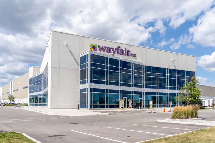 Wayfair.ca delivery and warehouse facility in Mississauga, On, Canada.
