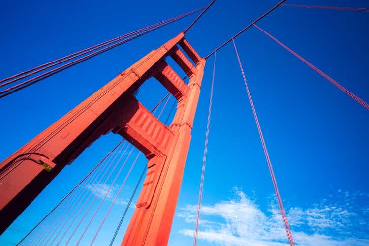 Golden Gate Bridge tower structure