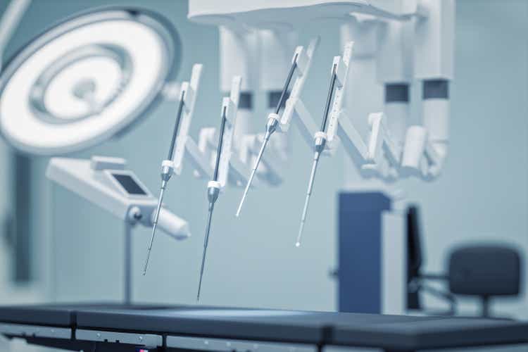 Robotic Surgery Equipment Close-Up