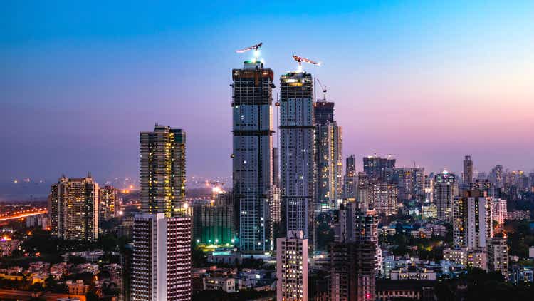 Mumbai skyline- Wadala, Sewri, Lalbaug.