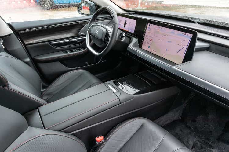 XPeng P7 EV Interior