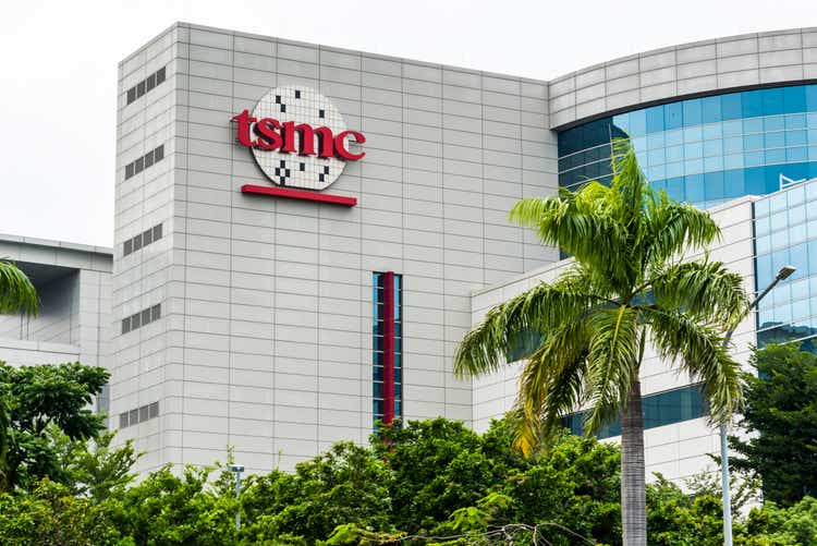 Taiwan Semiconductor Manufacturing Company (TSMC) plant in Tainan Science Park, Taiwan