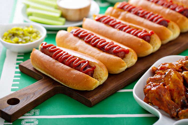 Hot dogs for game day