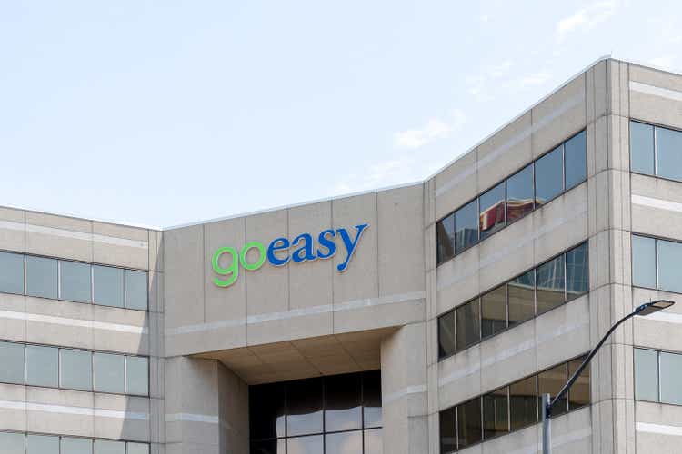 Goeasy head office building in Mississauga, Ontario, Canada.