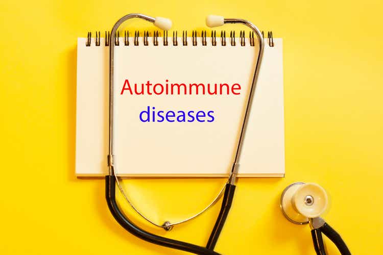 Autoimmune diseases-- concept of medical diagnosis in doctor