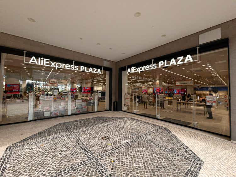 Aliexpress Plaza store in the shopping centre Finestrelles. It is the second physical shop of the chinese company opened in Europe