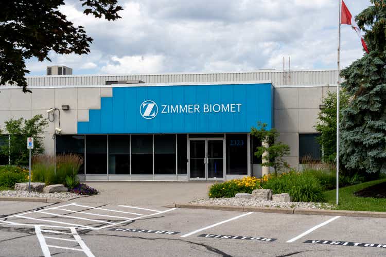 Zimmer Biomet office in Mississauga, Ontario, Canada.