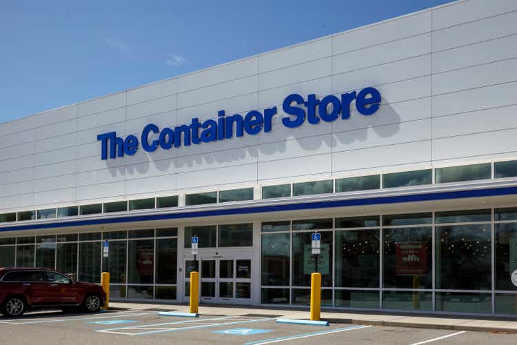 One of Container Store in Tampa, Florida, USA. The Container Store Group, Inc. is an American specialty retail chain company.