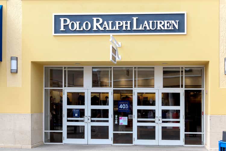 A Polo Ralph Lauren store in Orlando, Florida, USA.