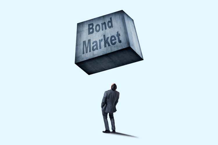 Man Looking Up At Danger Of Bond Market