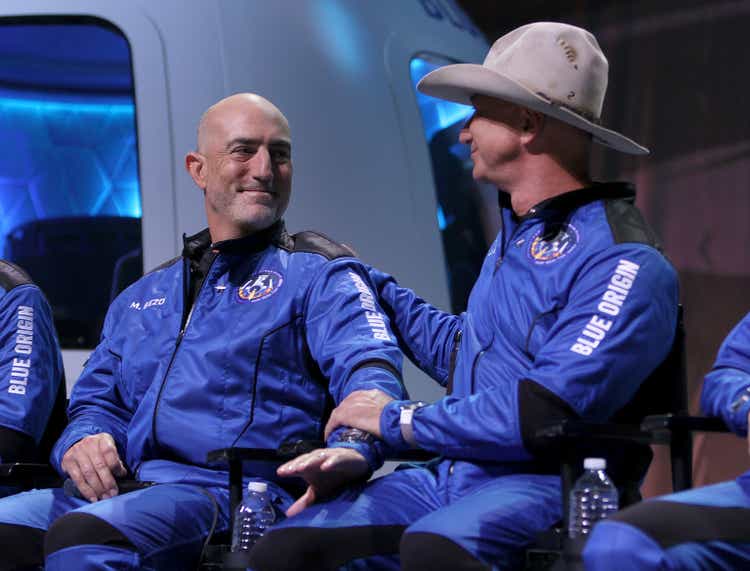 Jeff Bezos" Blue Origin New Shepard Space Vehicle Flies The Billionaire And Other Passengers To Space