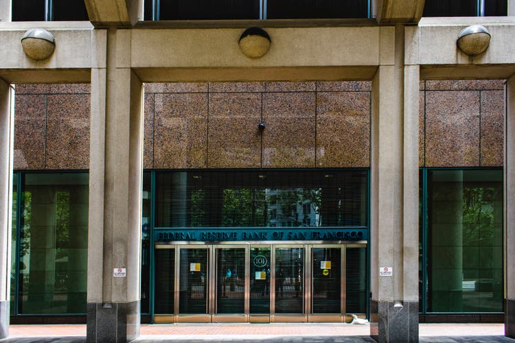 Entrance of the Federal Reserve Bank of San Francisco