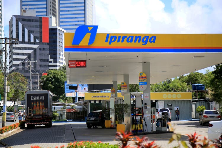 gas station of the ipiranga network