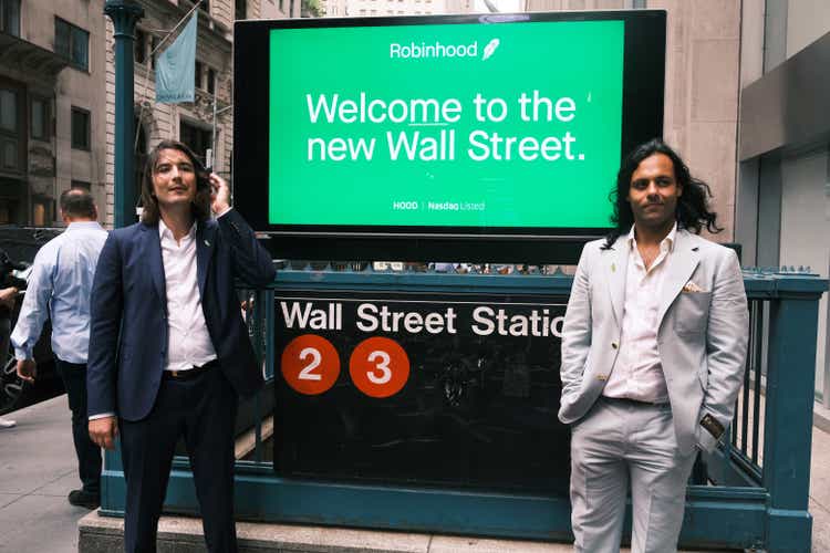 Stock Trading Platform Robinhood Goes Public On The New York Stock Exchange
