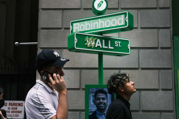 Stock Trading Platform Robinhood Goes Public On The New York Stock Exchange