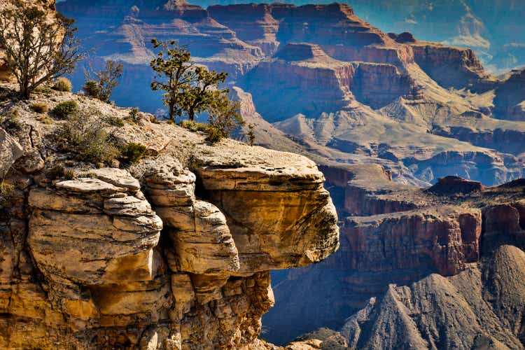 Majestic Grand Canyon"s mountains and valley. Grand Canyon, Arizona, United States.