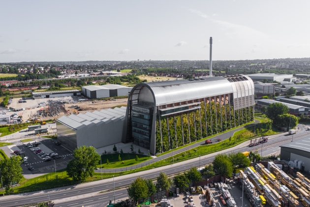 The Veolia waste recycling and recovery power plant in Leeds, UK