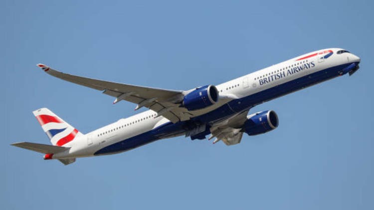 British Airways A350 at LHR
