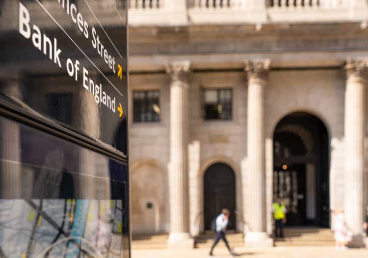 Bank of England in London