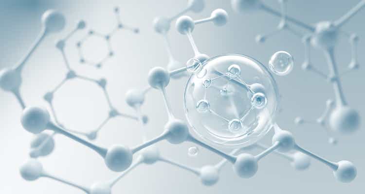 Molecule inside Liquid Bubble