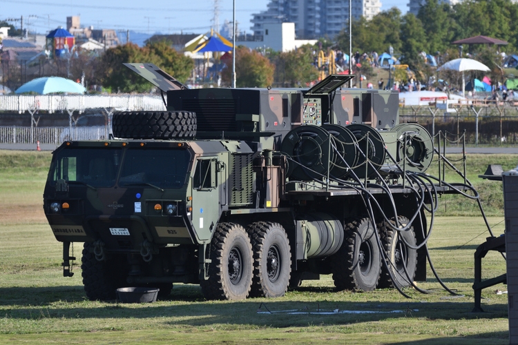 United States Army Oshkosh HEMTT (Heavy Expanded Mobility Tactical Truck) M977 EPP (Electrical Power Plant).