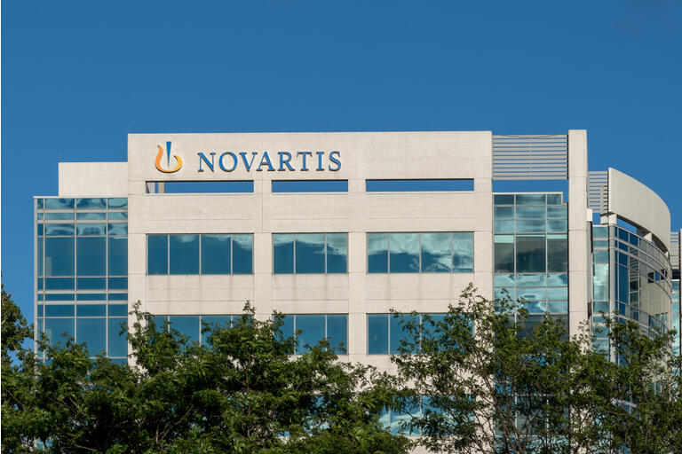 Novartis Pharmaceuticals Canada Inc. head office building in Dorval, Quebec, Canada.