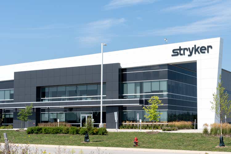 Stryker Canada head office in Hamilton, On, Canada.