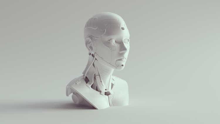 White Cyborg ai Futuristic Artificial Intelligence Sci-fi Woman