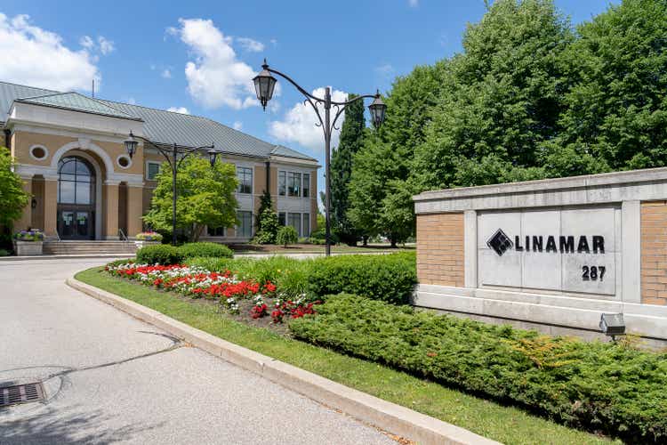 Linamar is contracted in Guelph, Ontario, Canada;